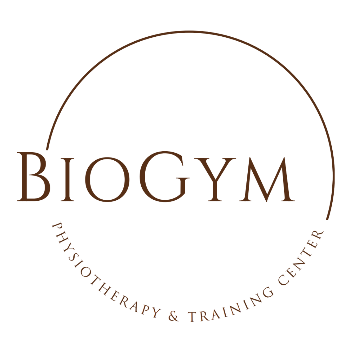 biogym centrum fizjoterapii Warszawa logo transparent