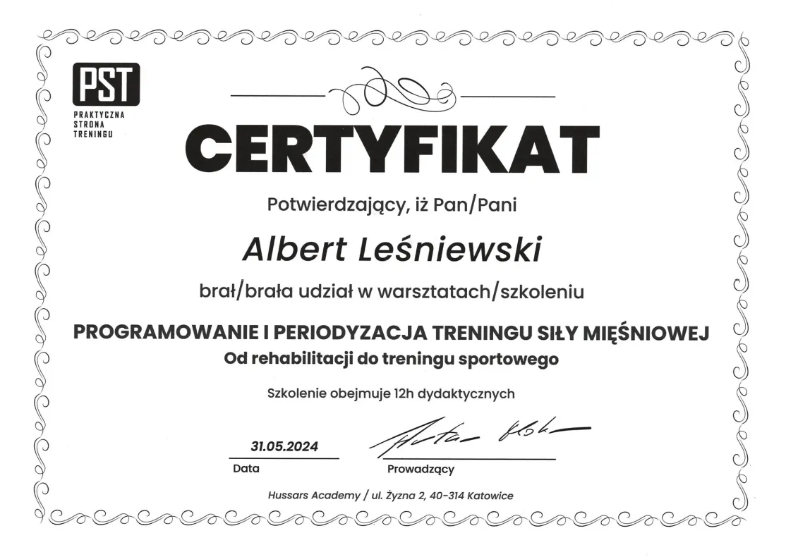 Certyfikat Albert Leśniewski (13)