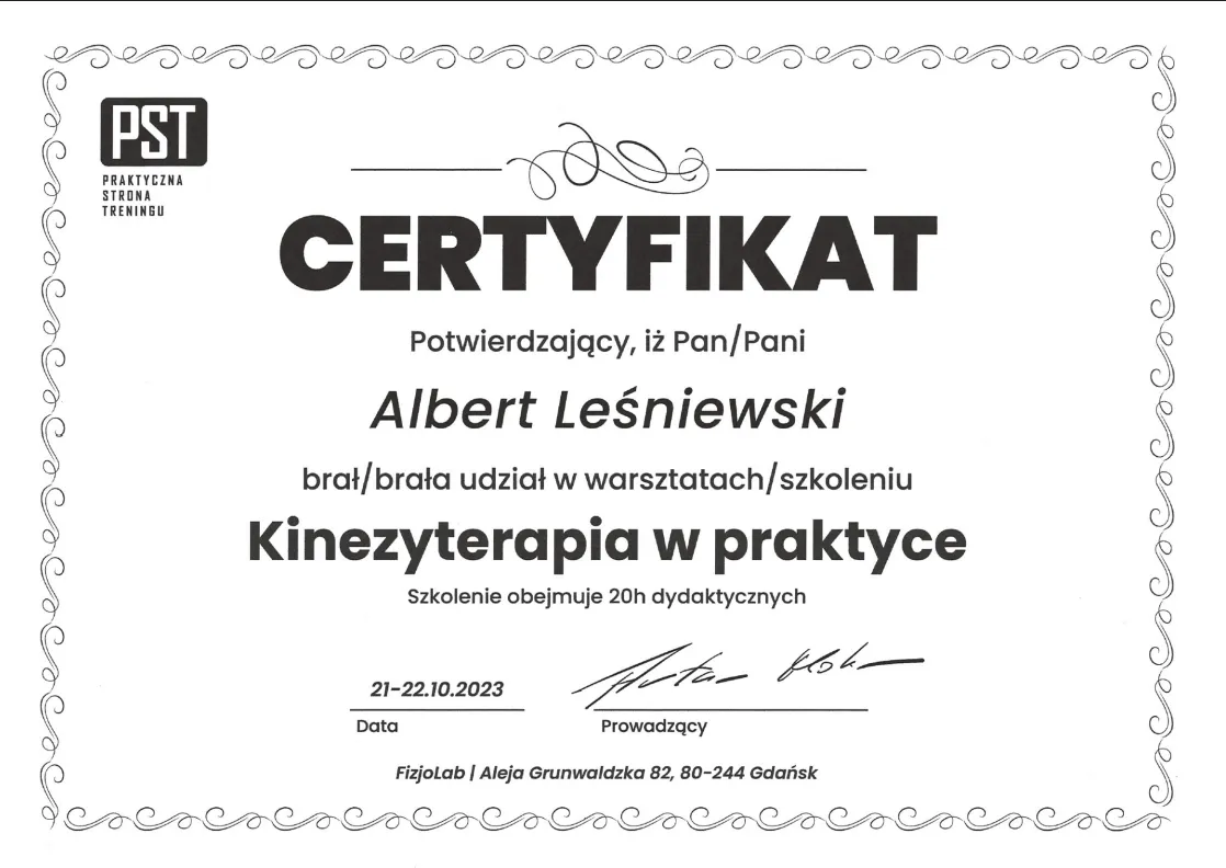 Certyfikat Albert Leśniewski (4)